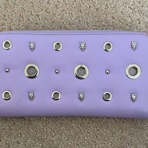 Rare Beautiful skull wallet betsey johnson